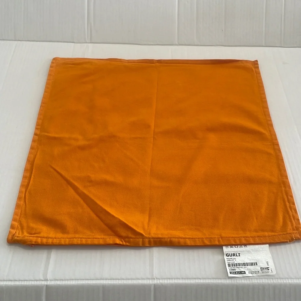 Ikea Pillow Sham Orange 50x50cm. New.